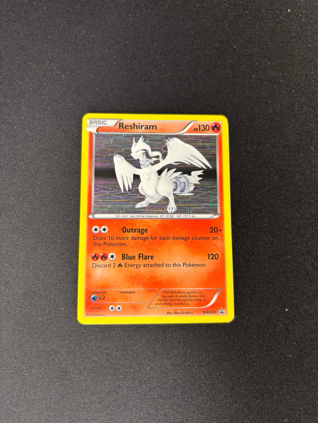 Reshiram – Black and White Promos – #BW004 – LP