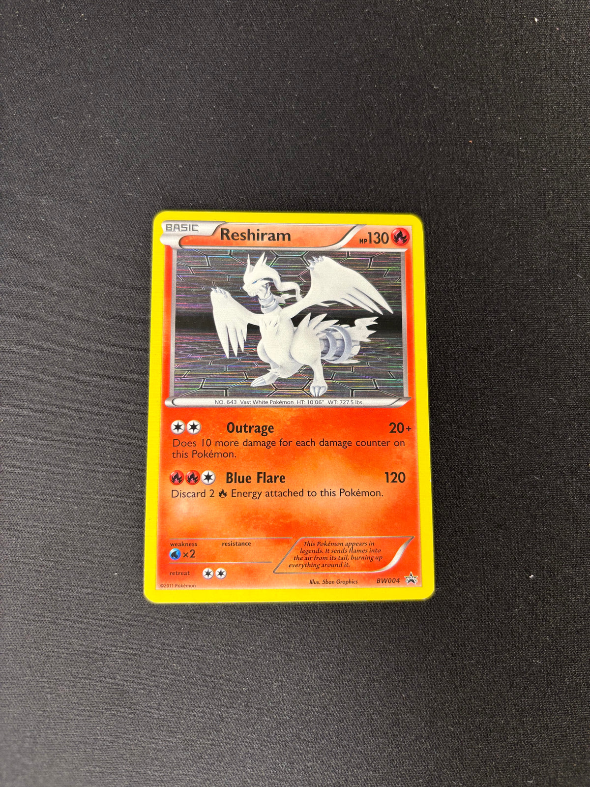 Reshiram – Black and White Promos – #BW004 – LP