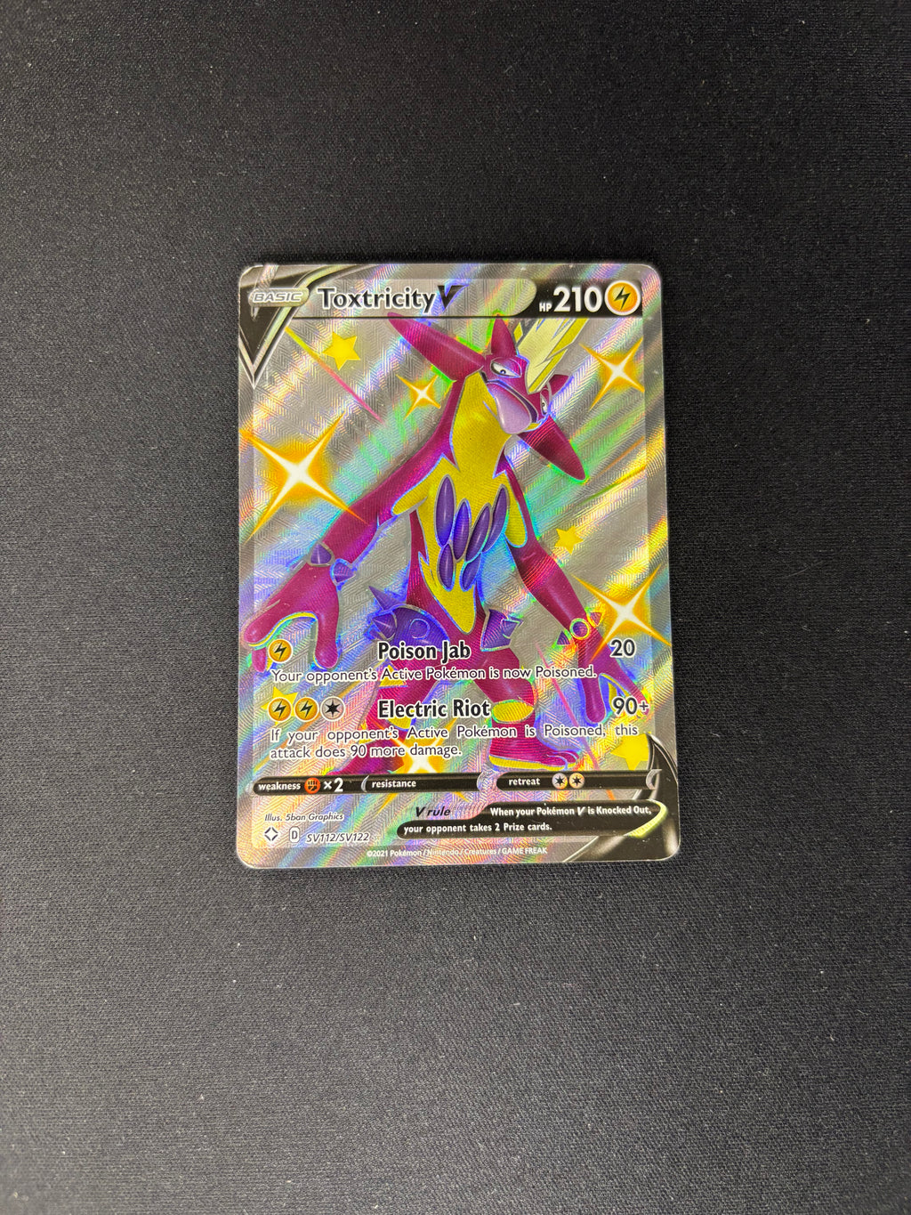 Toxtricity V – Shining Fates: Shiny Vault – #SV112/SV122 – MP