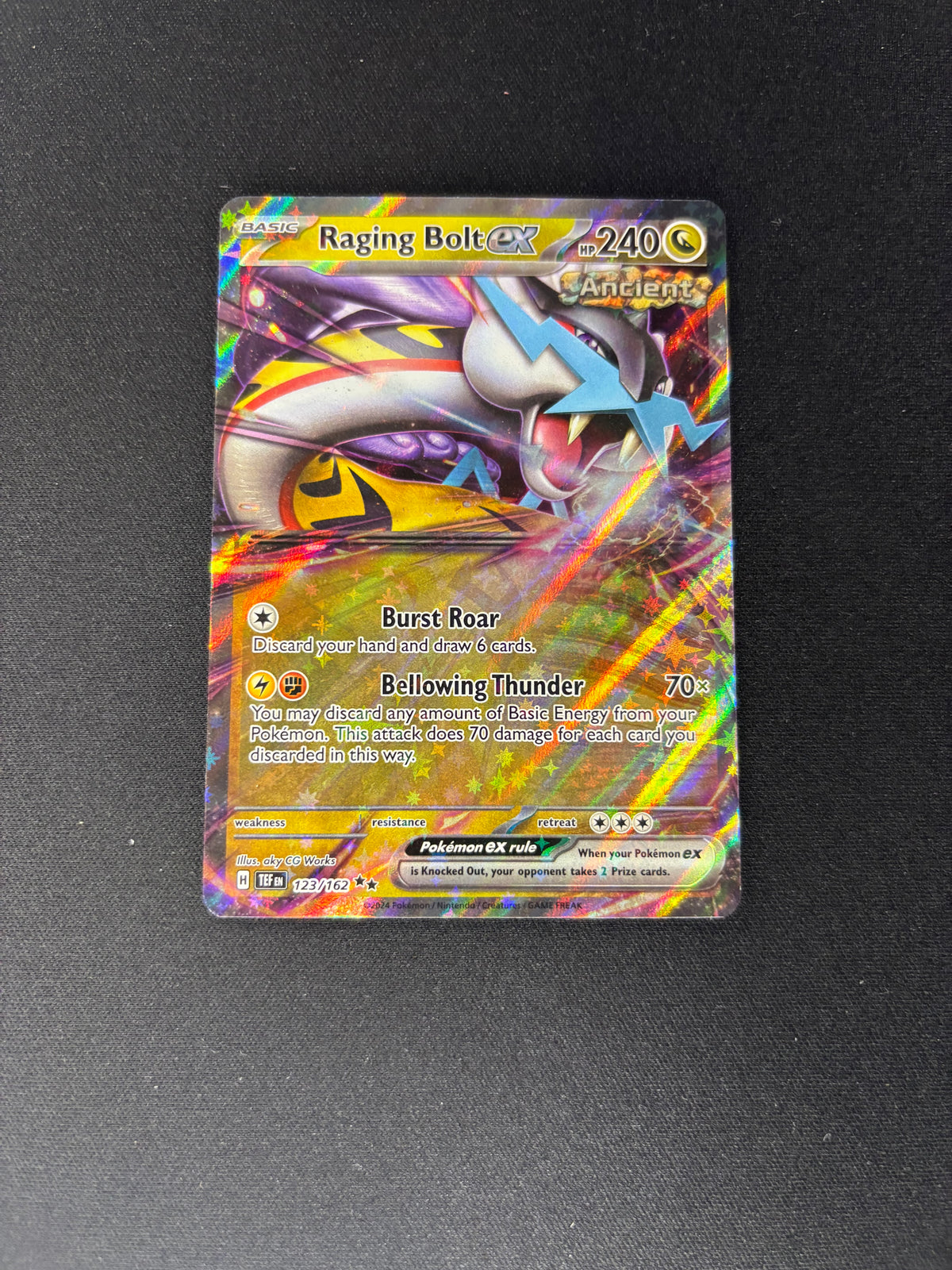 Raging Bolt ex – Temporal Forces – #123/162 – NM