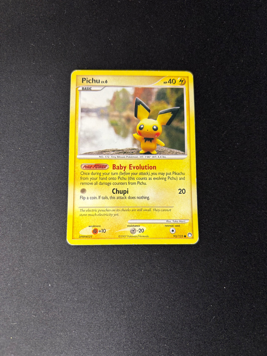 Pichu – Mysterious Treasures – #93 – HP