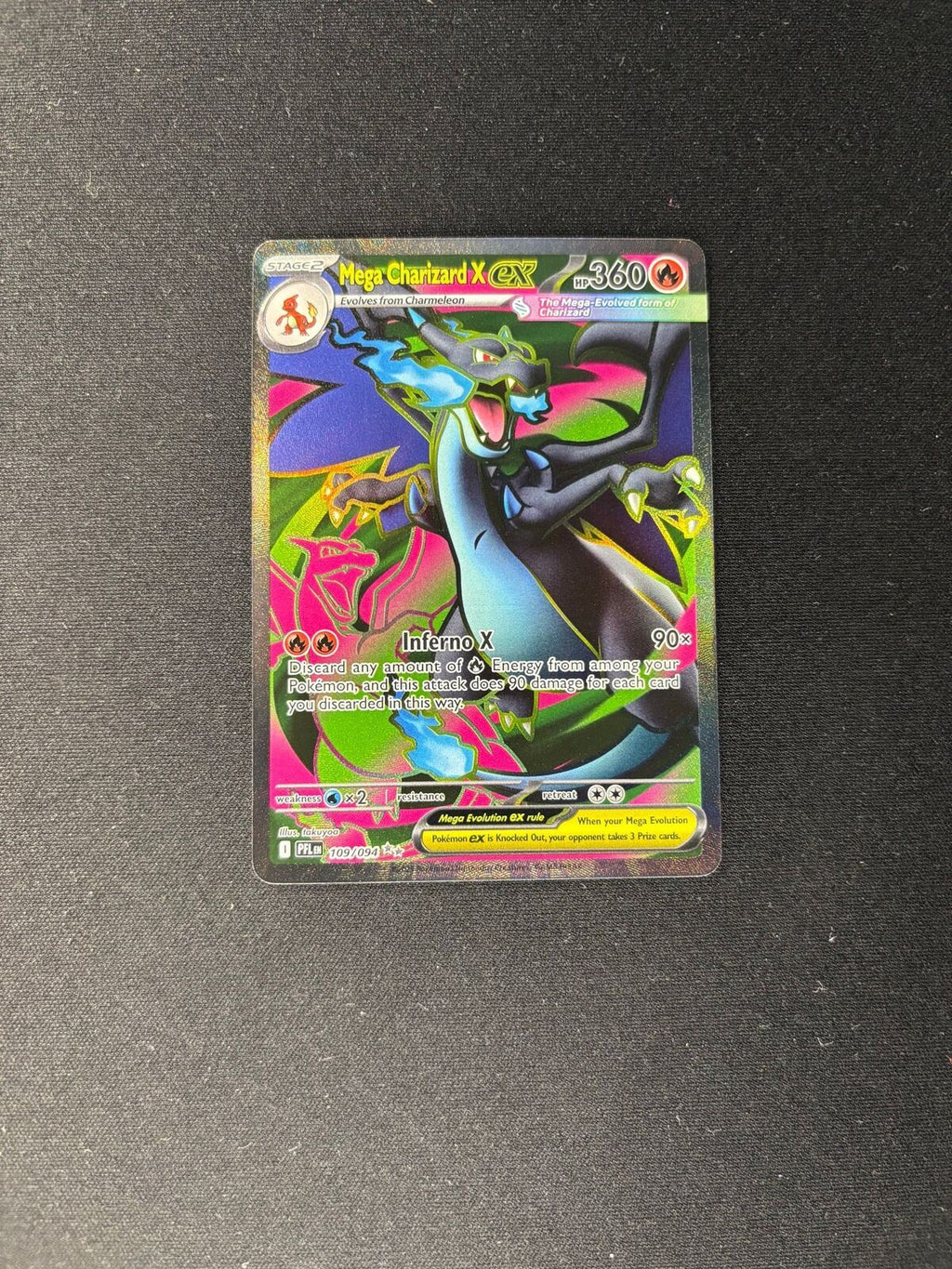 Mega Charizard X ex – Phantasmal Flames – #109/094 – NM