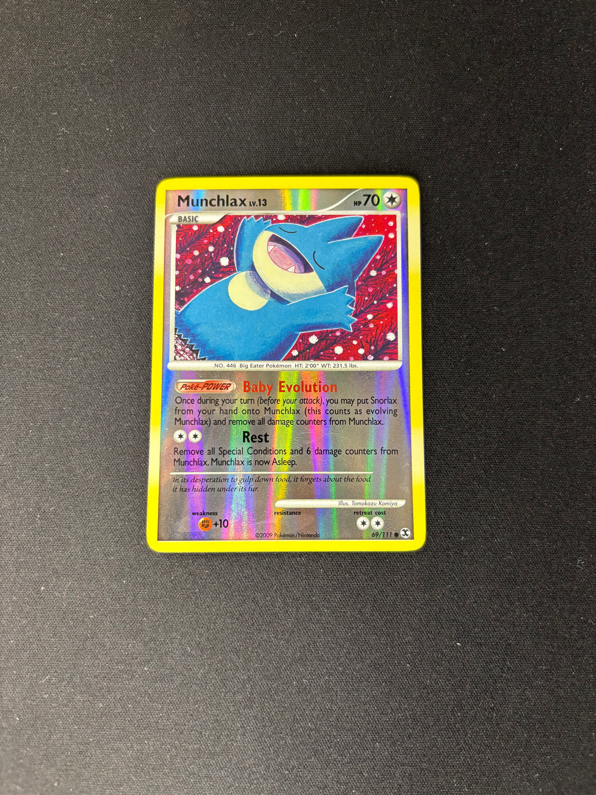 Munchlax – Rising Rivals – Reverse Holo – #69 – NM
