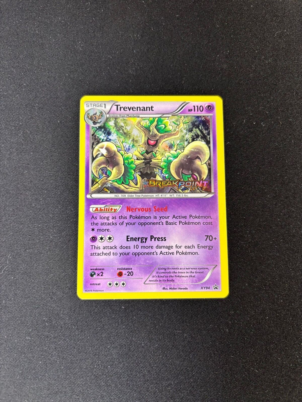 Trevenant – XY Promos – Prerelease – #XY94 – LP