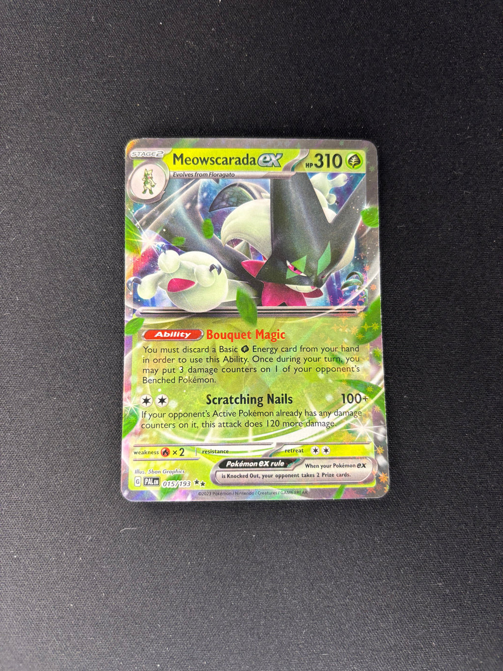 Meowscarada ex – Paldea Evolved – #015/193 – NM