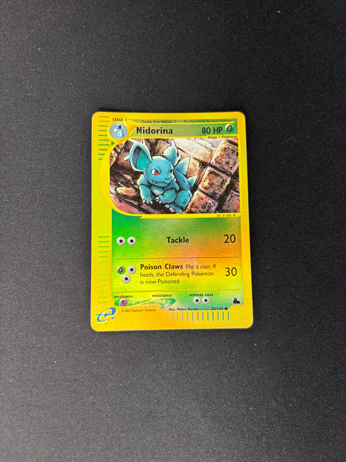 Nidorina – Skyridge – Reverse Holo – #83 – LP