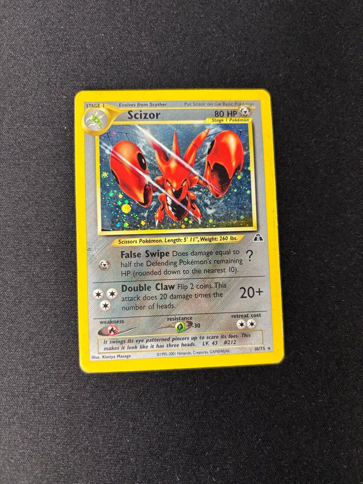 Scizor – Neo Discovery – #10 – MP