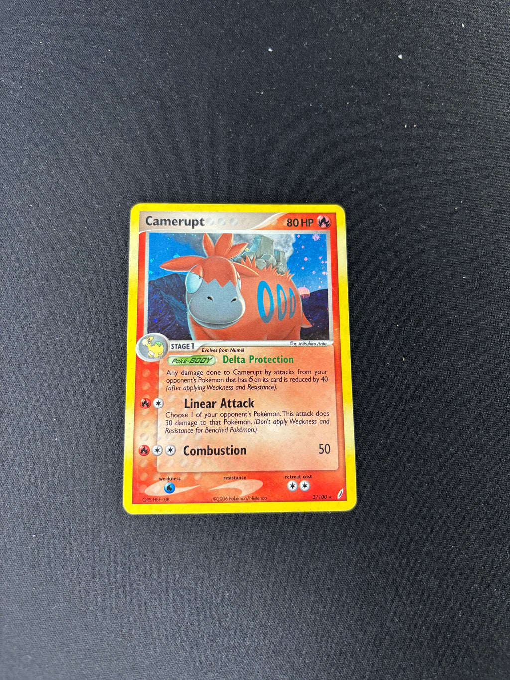 Camerupt – EX Crystal Guardians – #3 – MP