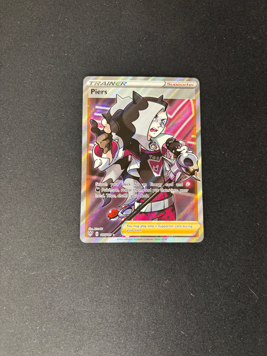 Piers – Darkness Ablaze – Full Art – #187/189 – NM