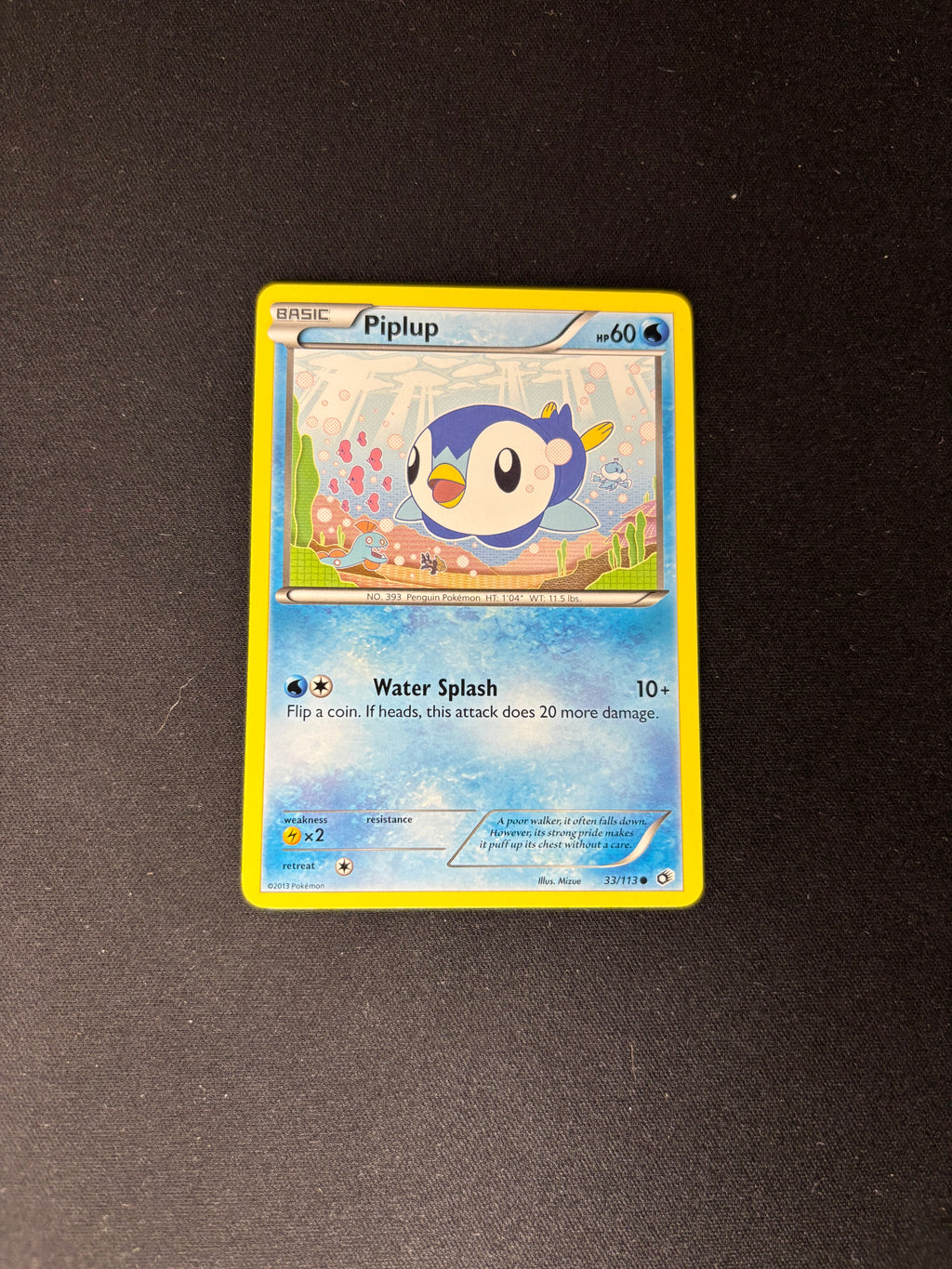 Piplup – Legendary Treasures – #33 – LP