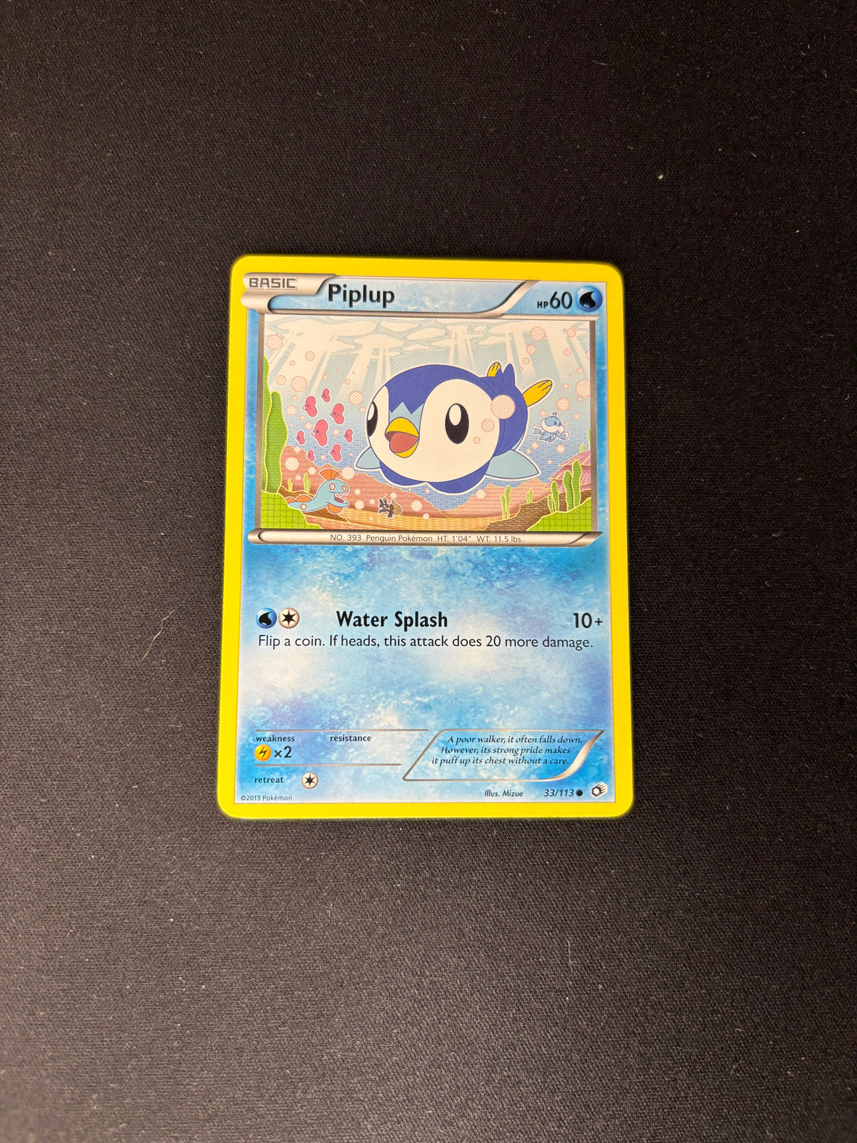Piplup – Legendary Treasures – #33 – LP