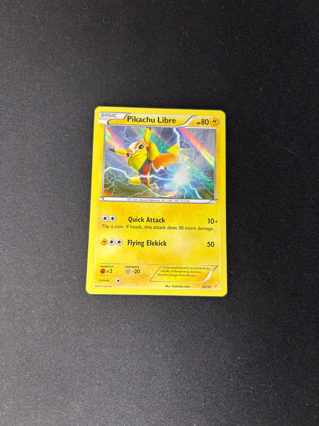 Pikachu Libre – XY Trainer Kit: Pikachu Libre & Suicune – #30 – LP