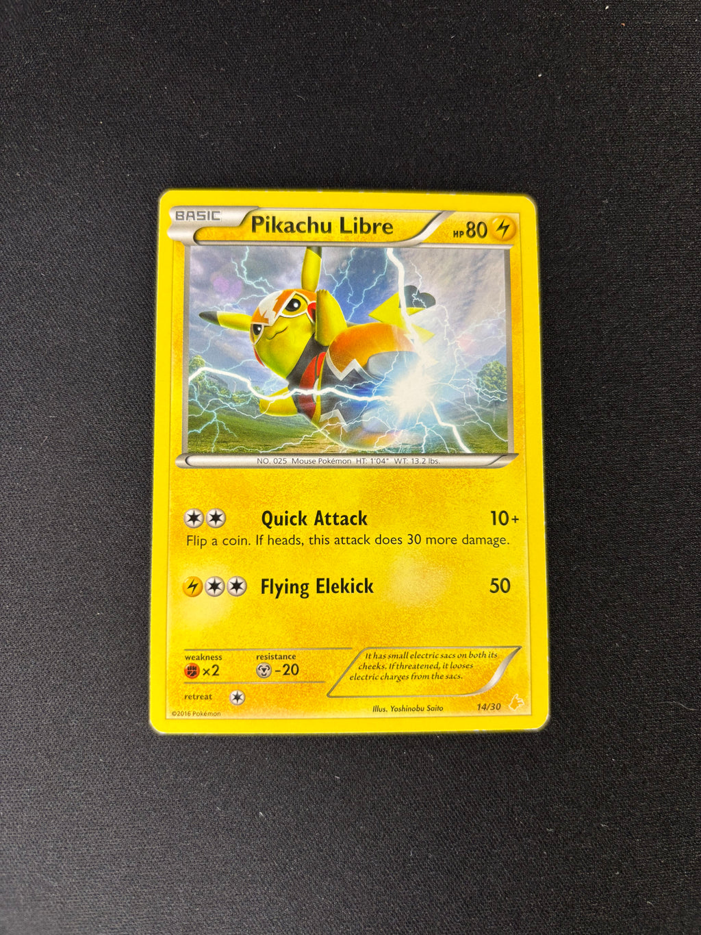 Pikachu Libre (14 – XY Trainer Kit: Pikachu Libre & Suicune – #14 – LP