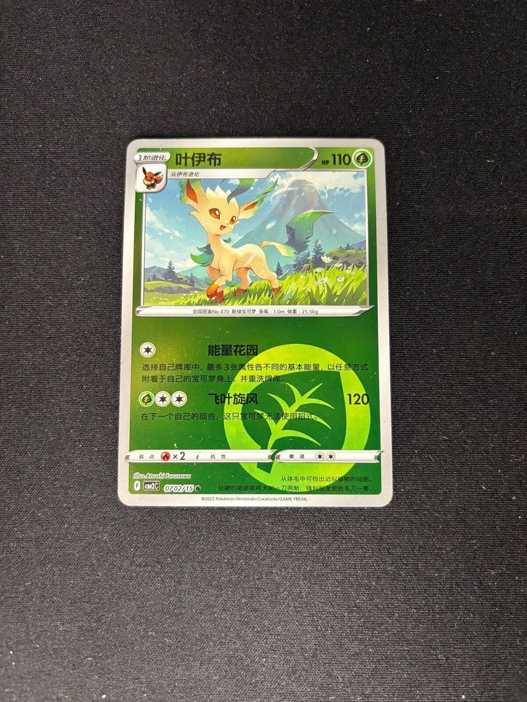 Leafeon – Gem Pack 2 – Chinese – #0702/15 – NM
