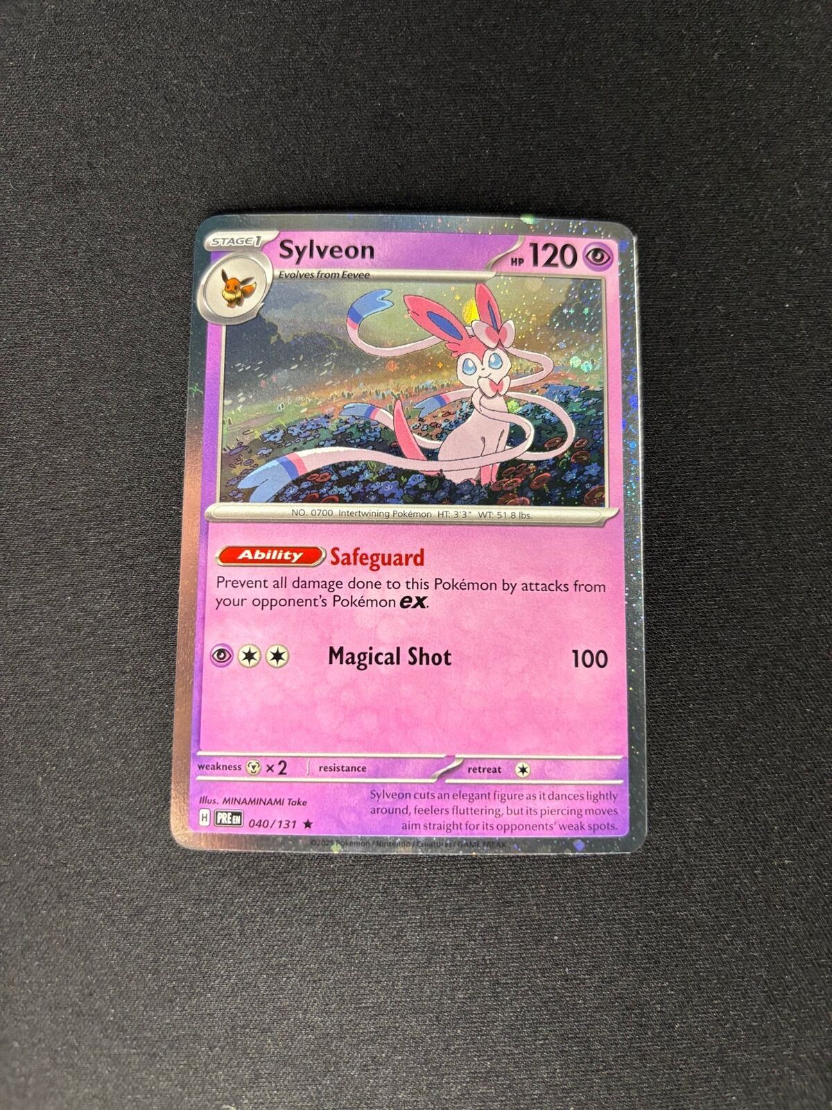 Sylveon – Miscellaneous Cards & Products – Cosmos Holo – #040/131 – NM
