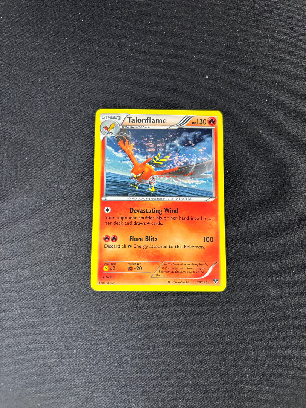 Talonflame – Blister Exclusives – Cosmos Holo – #28 – LP