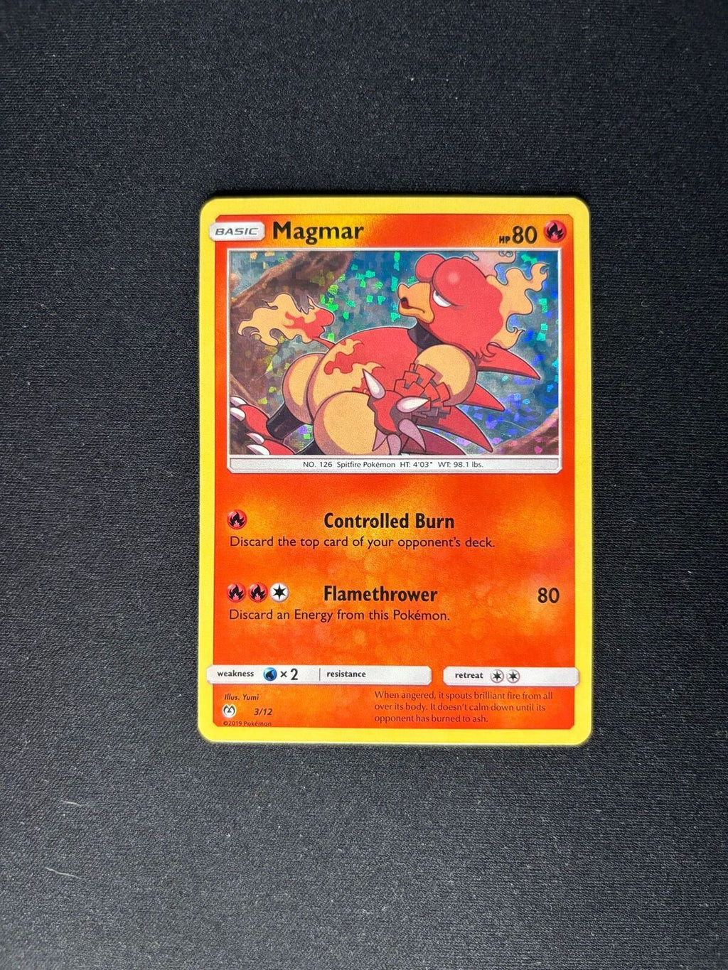 Magmar – McDonald's Promos 2019 – #3/12 – LP