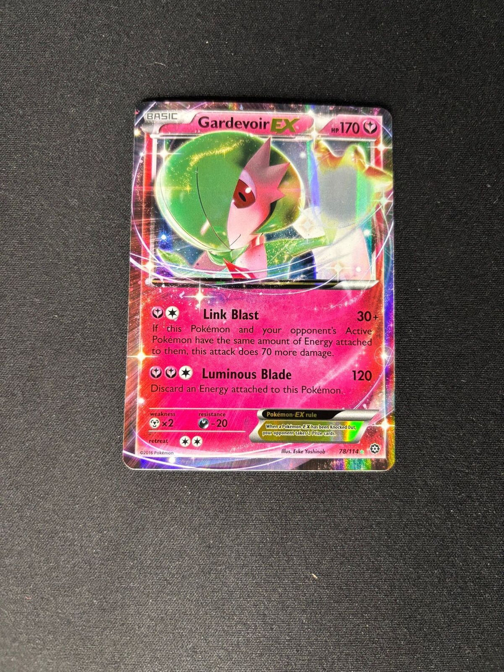 Gardevoir EX – Steam Siege – #78/114 – MP