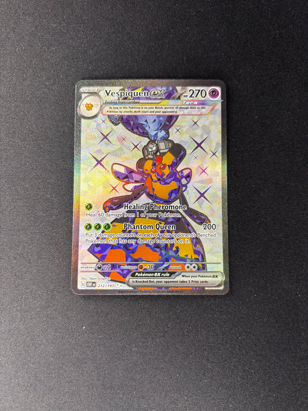 Vespiquen ex – Obsidian Flames – #212/197 – NM