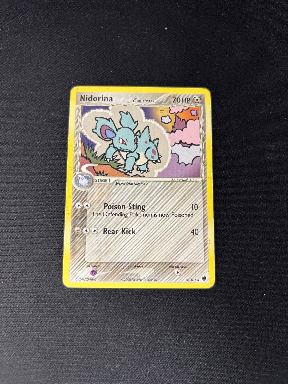 Nidorina – EX Dragon Frontiers – Delta Species – #34/101 – HP