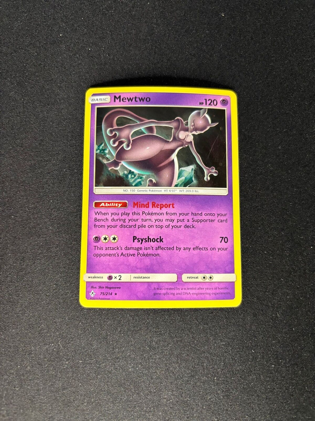 Mewtwo – Miscellaneous Cards & Products – Cosmos Holo – Costco Exclusive – #75/214 – LP