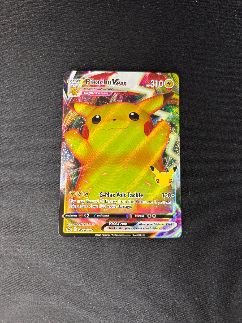 Pikachu VMAX – Sword & Shield Promo – #SWSH062 – LP