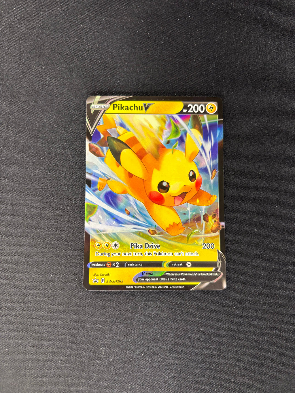 Pikachu V – Sword & Shield Promo – #SWSH285 – NM