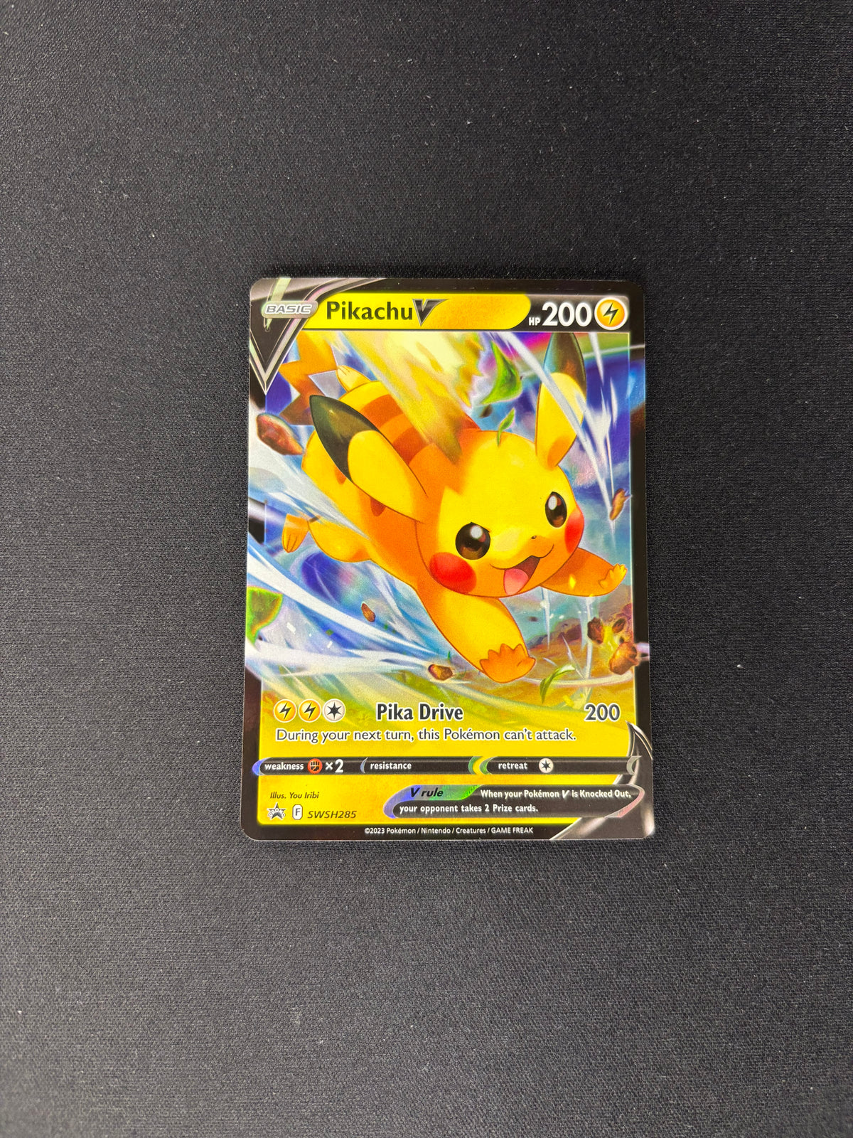 Pikachu V – Sword & Shield Promo – #SWSH285 – NM