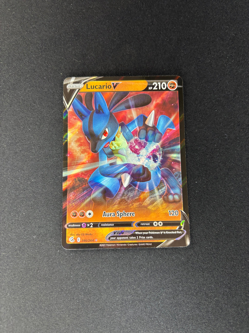 Lucario V – Fusion Strike – #146/264 – NM