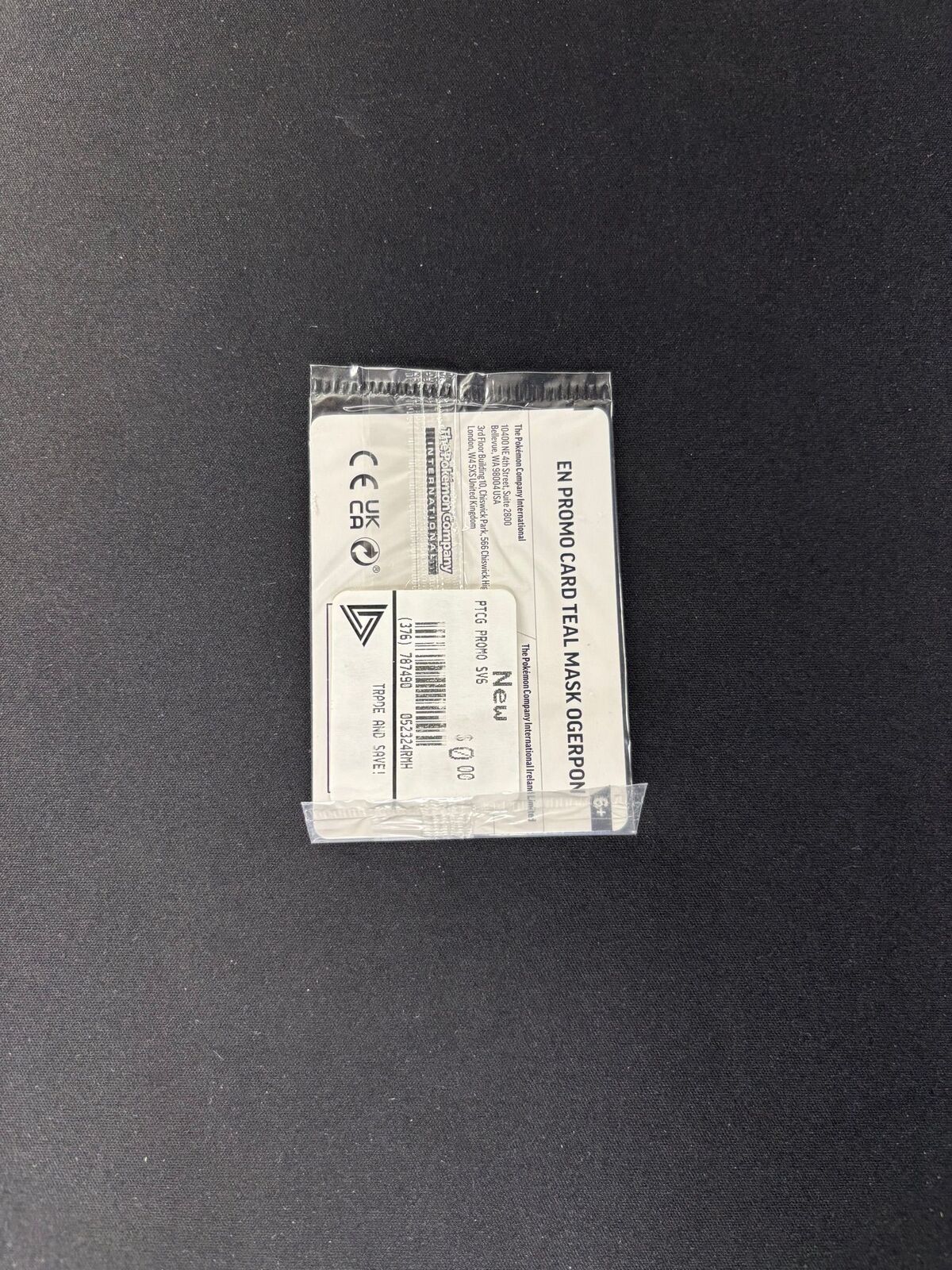 Teal Mask Ogerpon – GameStop Exclusive Promo – Cosmos Holo – #024/167 – Sealed