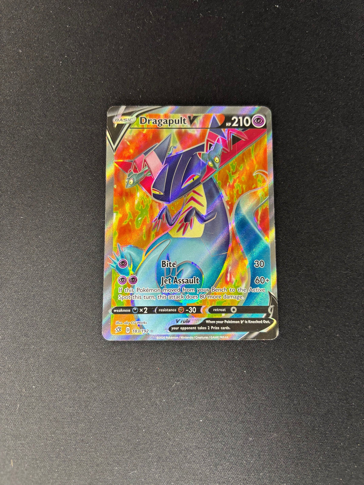 Dragapult V – Rebel Clash – Full Art – #183/192 – LP