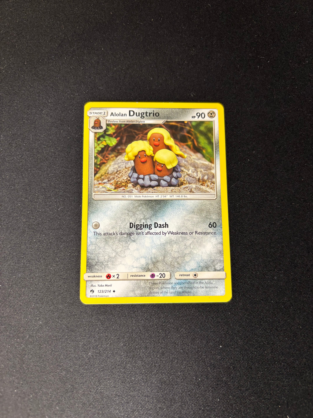 Alolan Dugtrio – Lost Thunder – #123 – LP