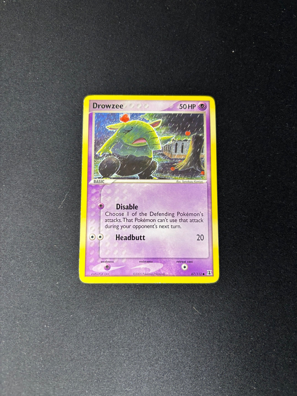 Drowzee – EX Delta Species – #67 – MP