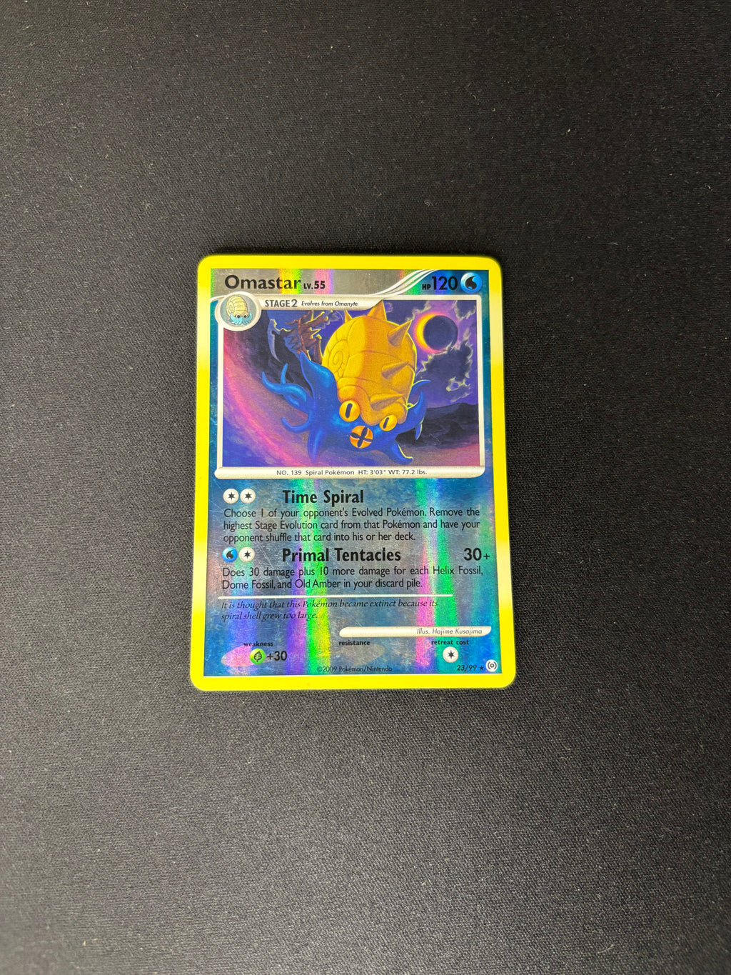 Omastar – Platinum Arceus – Reverse Holo – #23/99 – MP