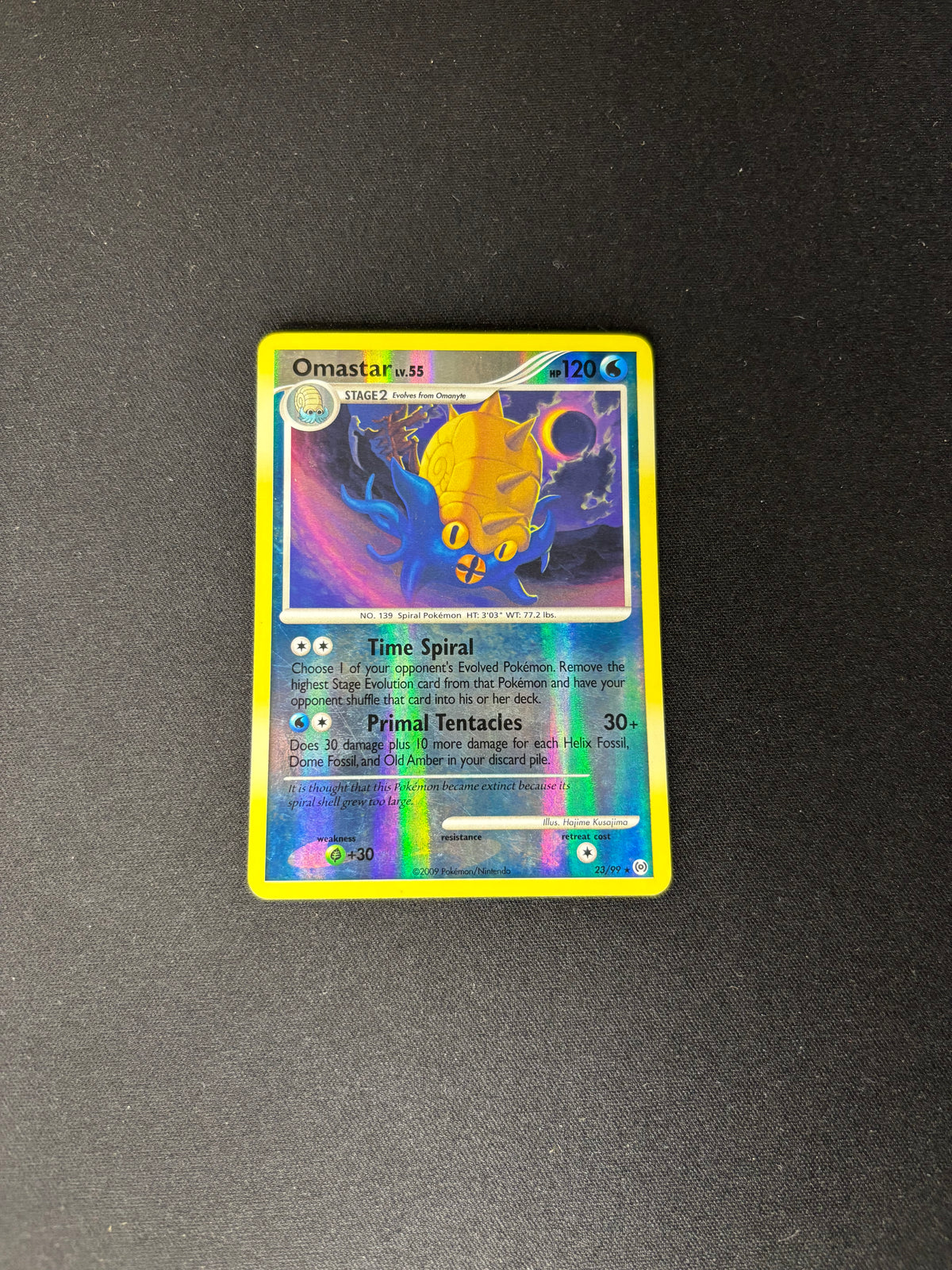 Omastar – Platinum Arceus – Reverse Holo – #23/99 – MP
