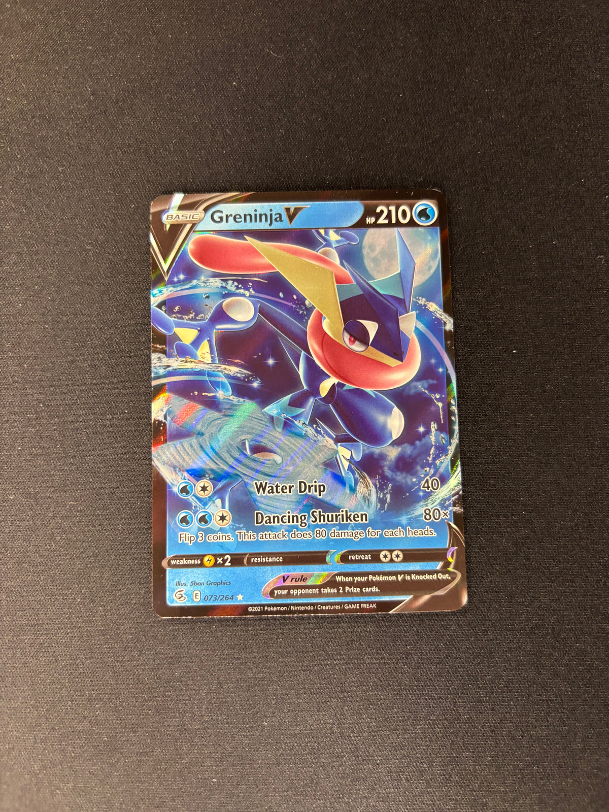 Greninja V – Fusion Strike – #073/264 – NM