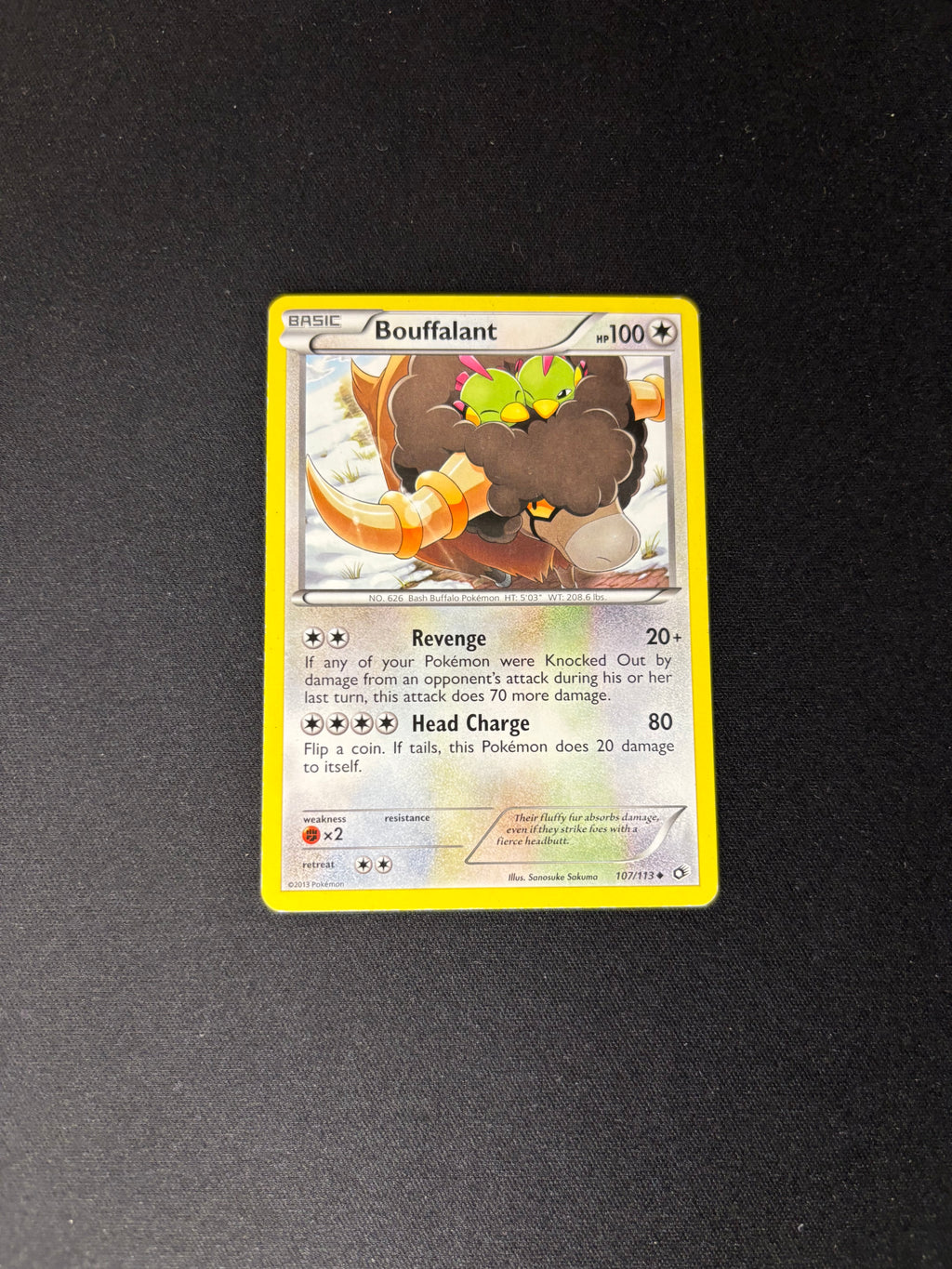 Bouffalant – Legendary Treasures – #107 – MP