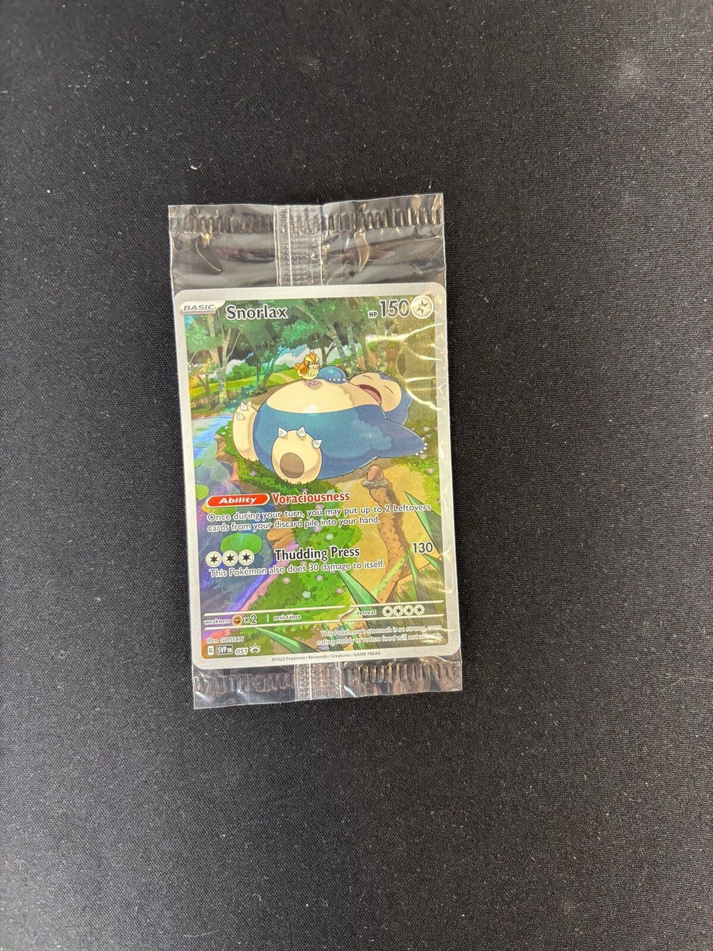 Snorlax – SV 151 Promo – Illustration Rare – #051 – Sealed