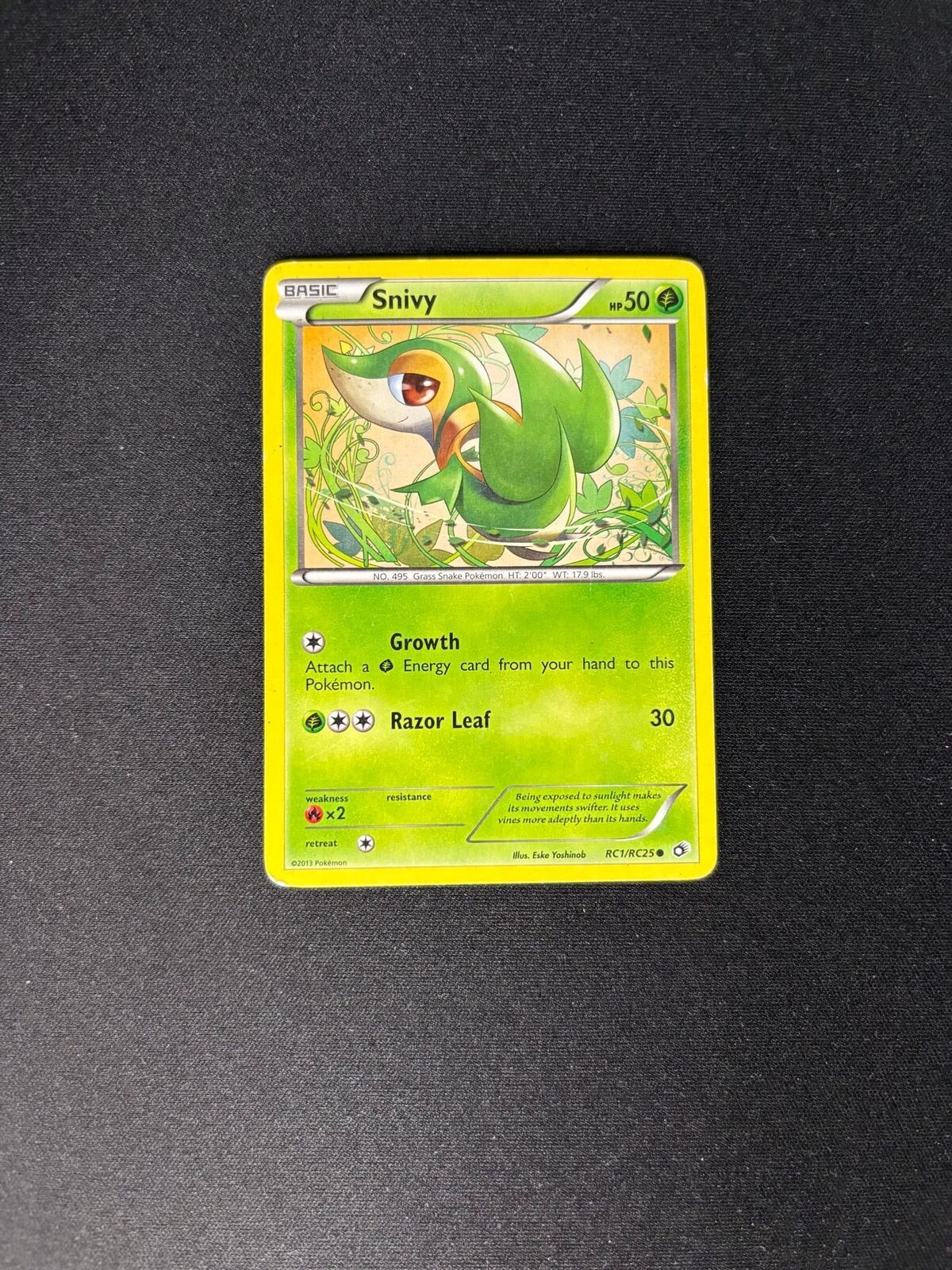 Snivy – Legendary Treasures: Radiant Collections – #RC1/RC25 – HP