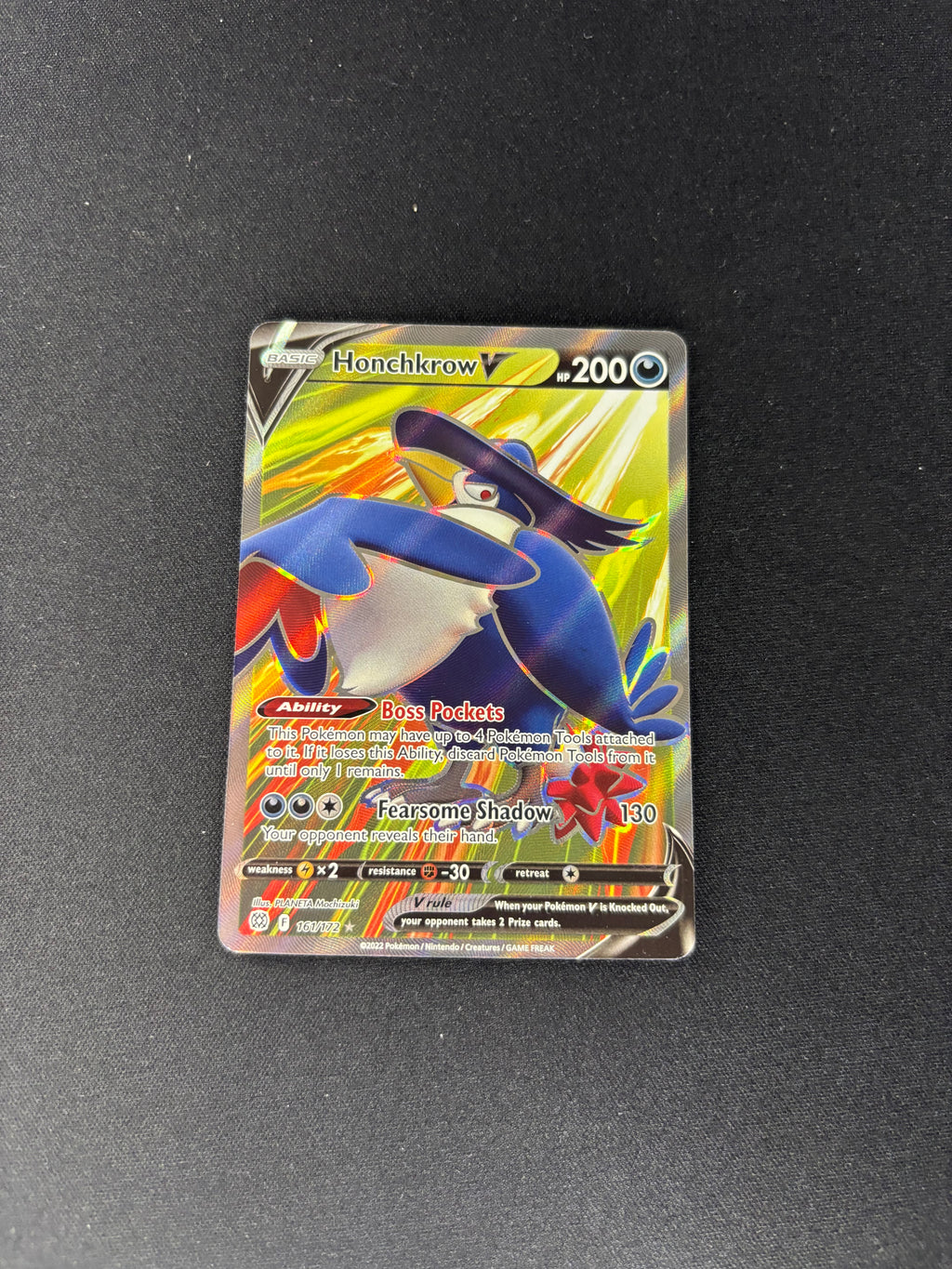 Honchkrow V – Brilliant Stars – Full Art – #161/172 – NM