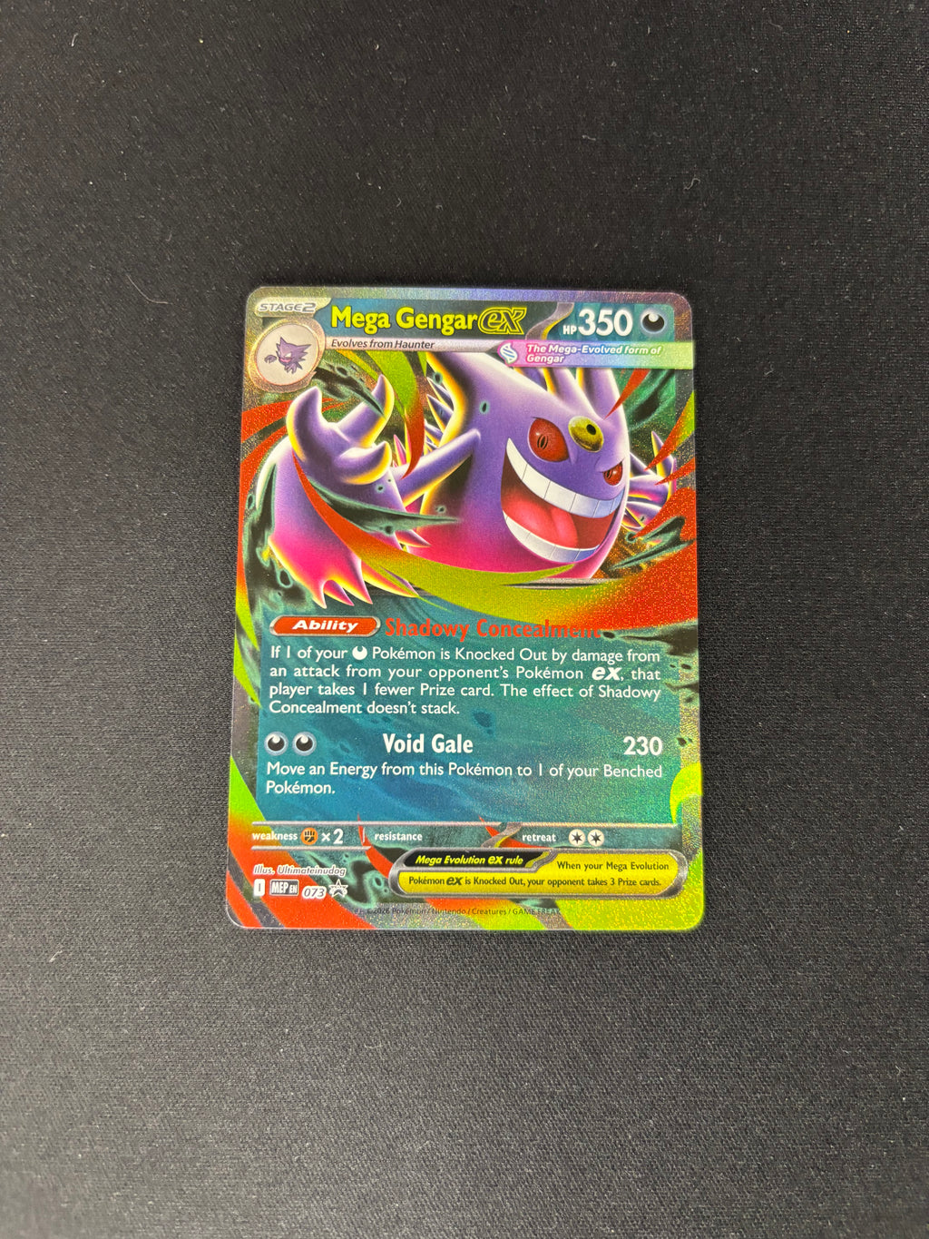 Mega Gengar ex – Mega Evolution Promos – #073 – NM
