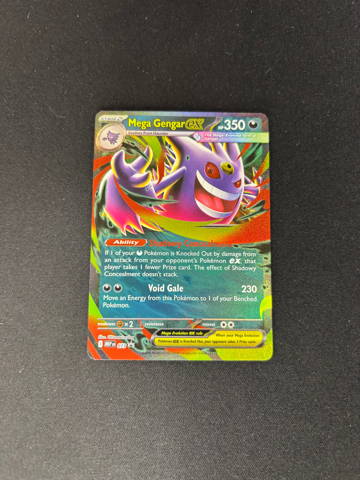 Mega Gengar ex – Mega Evolution Promos – #073 – NM