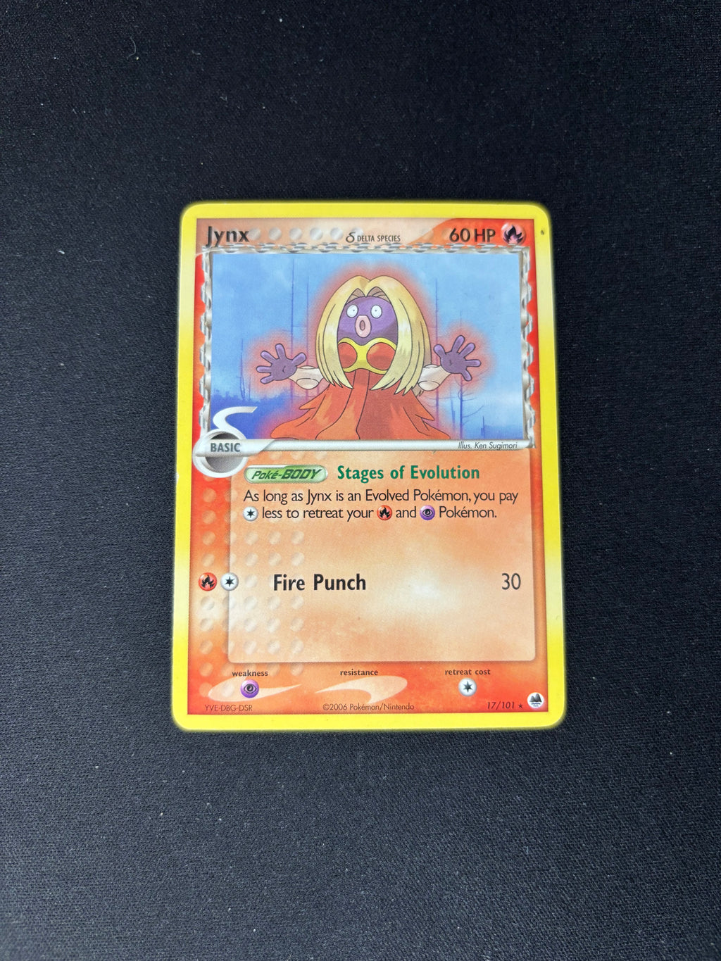 Jynx – EX Dragon Frontiers – Delta Species – #17/101 – MP
