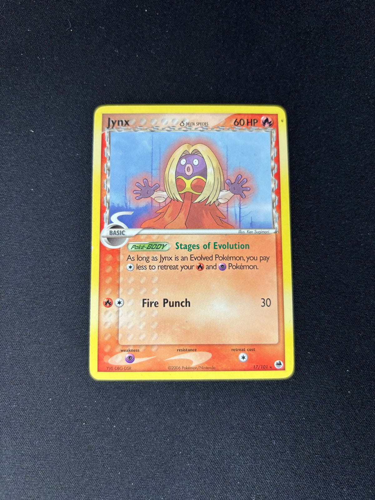 Jynx – EX Dragon Frontiers – Delta Species – #17/101 – MP