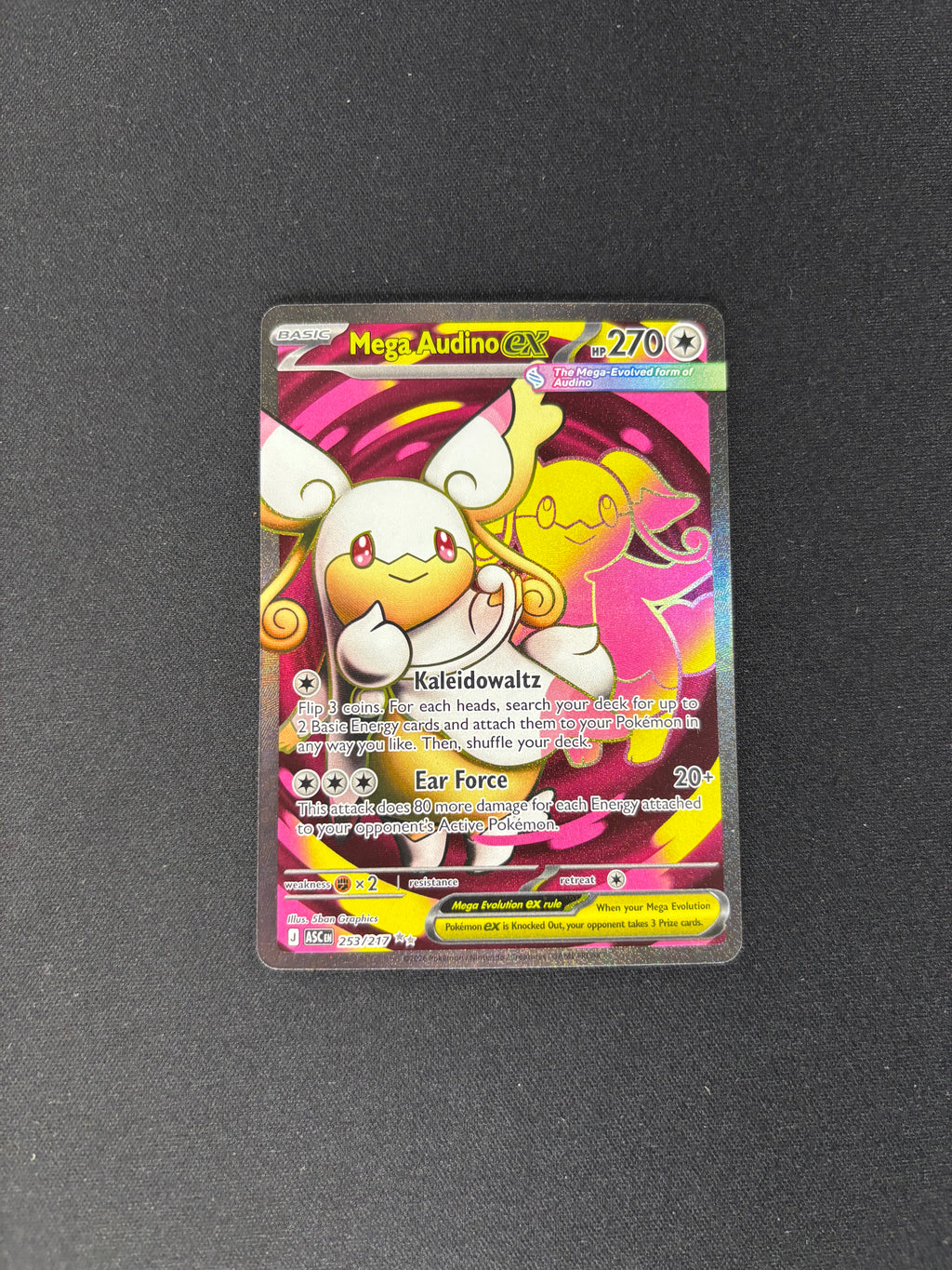 Mega Audino ex – Ascended Heroes – #253/217 – NM
