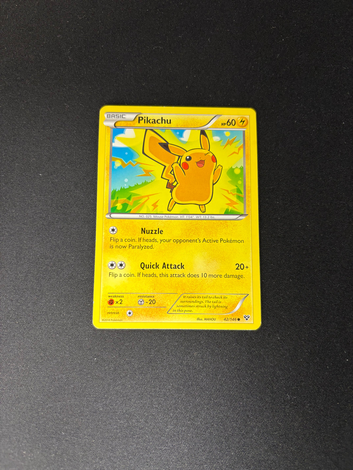 Pikachu – XY Base Set – #42 – LP