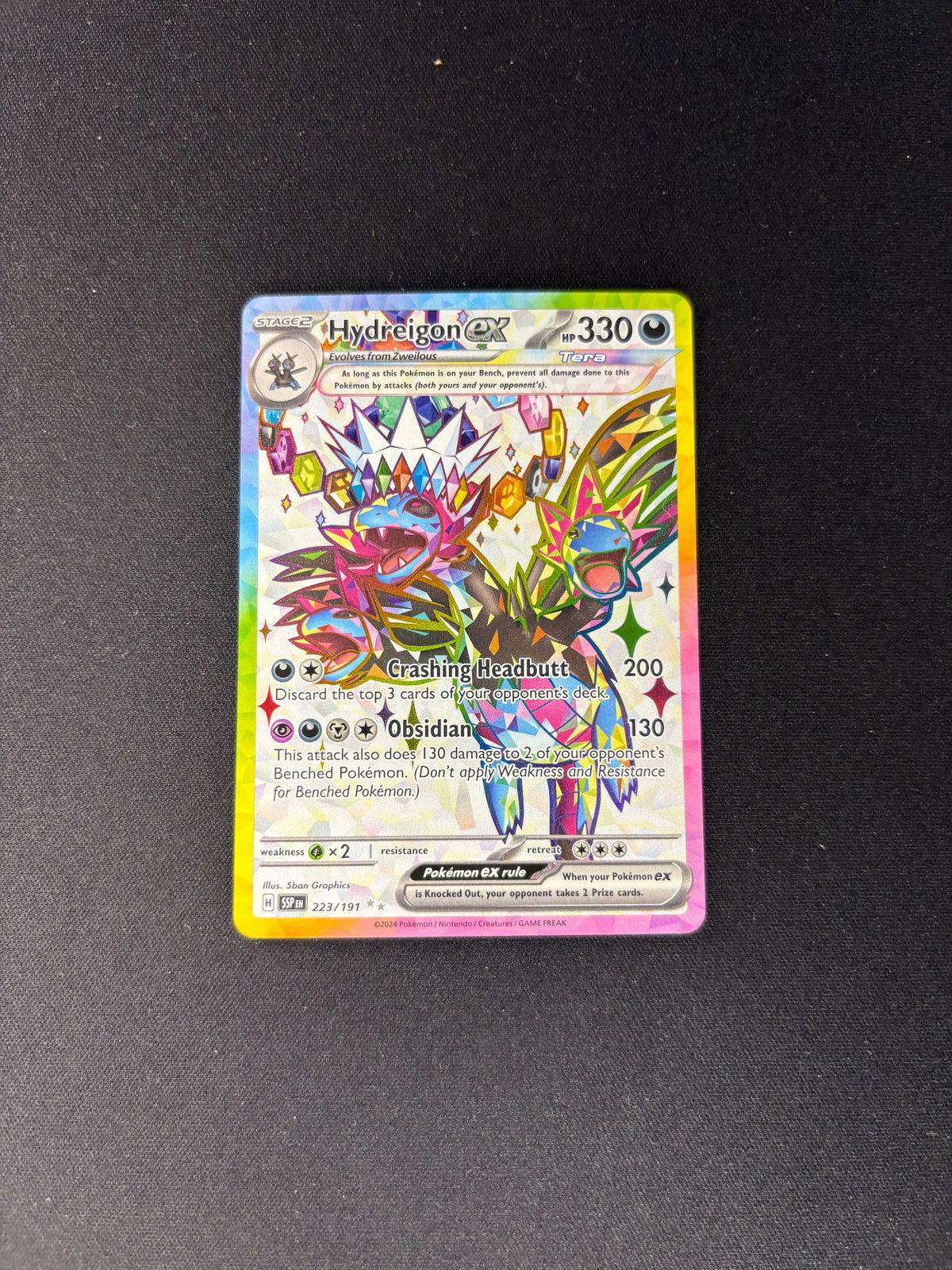 Hydreigon ex – Surging Sparks – #223/191 – NM