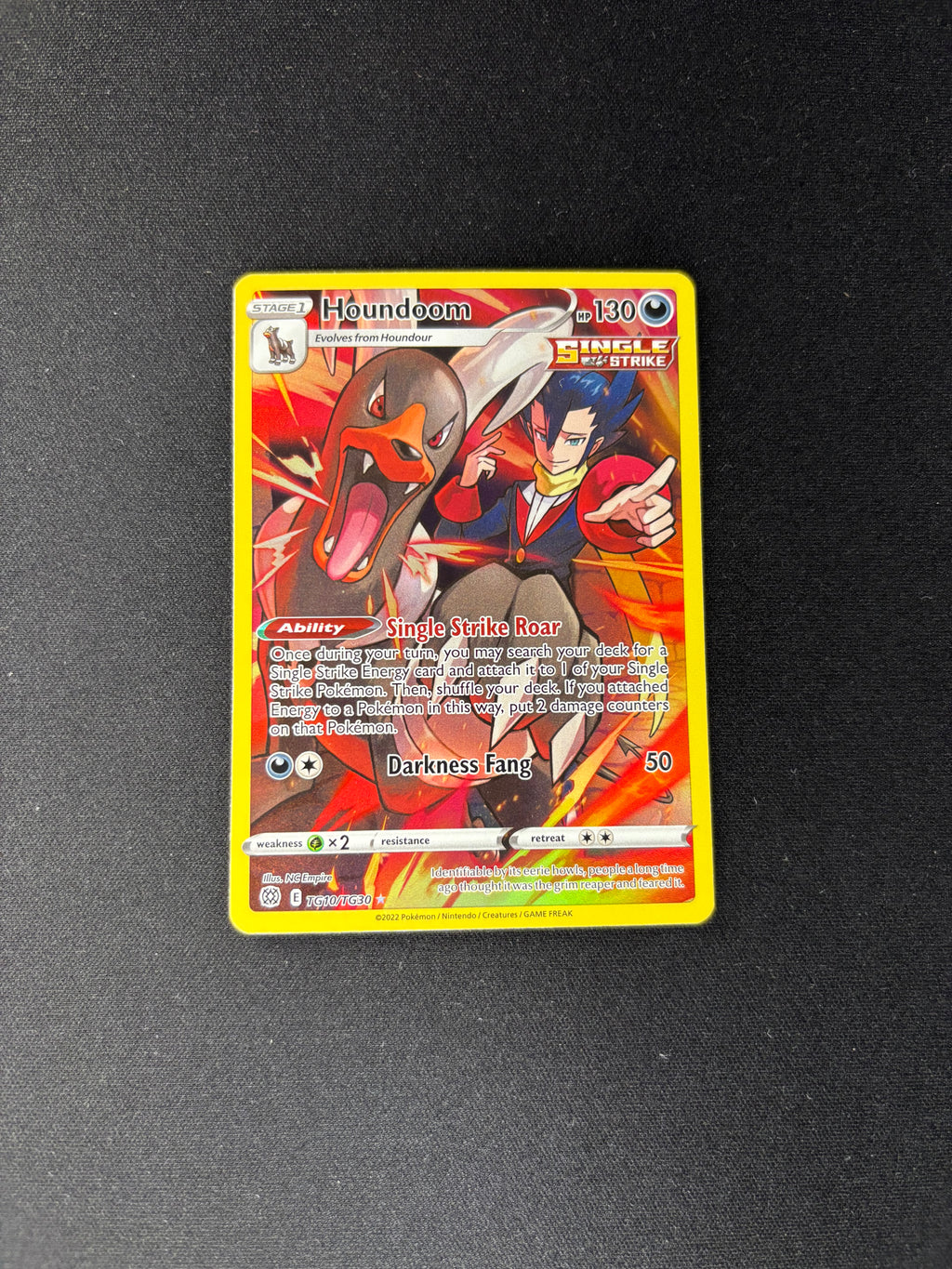 Houndoom – Brilliant Stars Trainer Gallery – #TG10/TG30 – LP