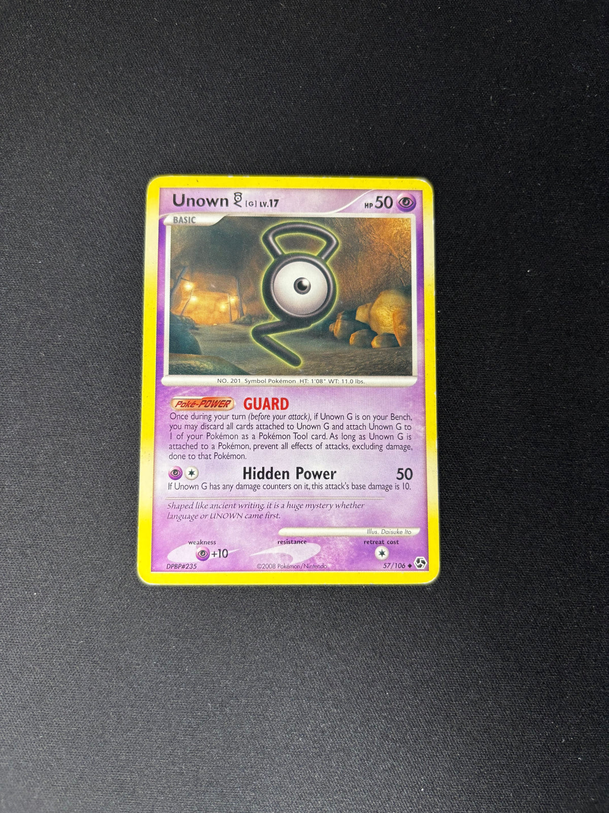 Unown [G] – Great Encounters – #57 – HP
