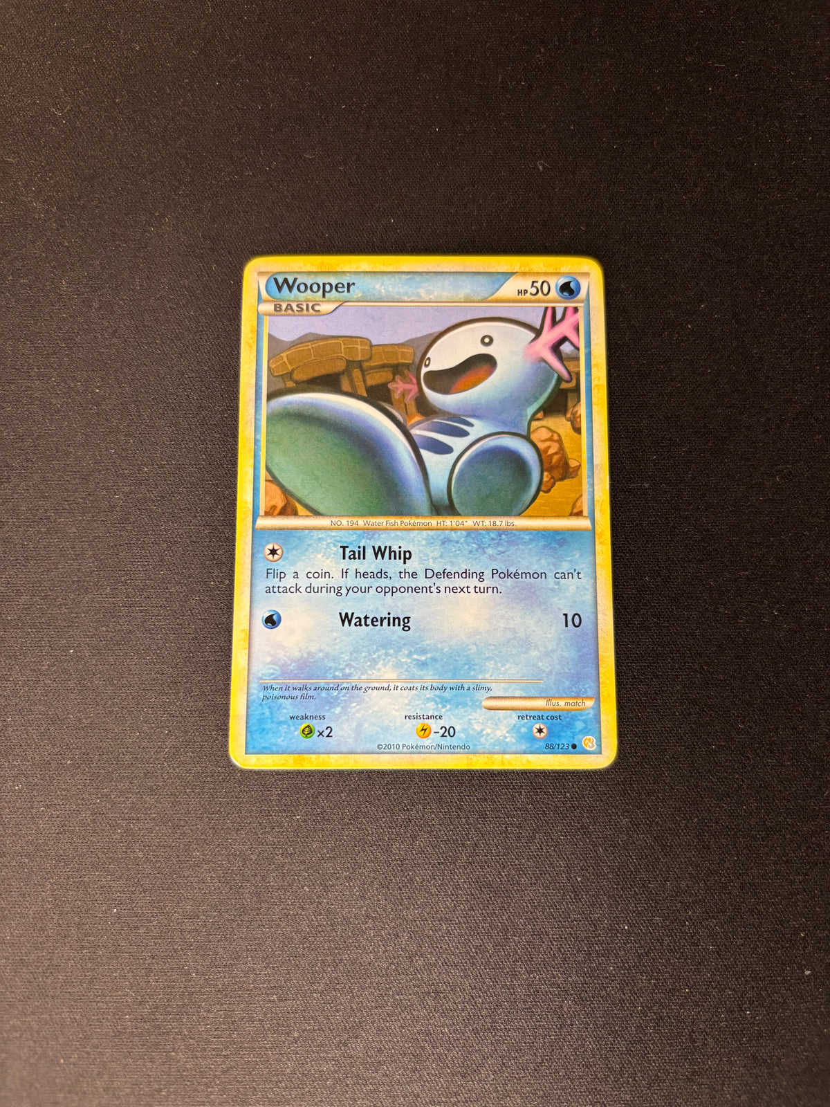 Wooper – HeartGold SoulSilver – #88 – LP